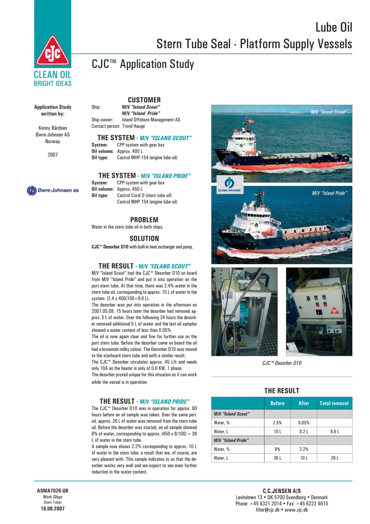 Stern Tubes IQ Oil Australia