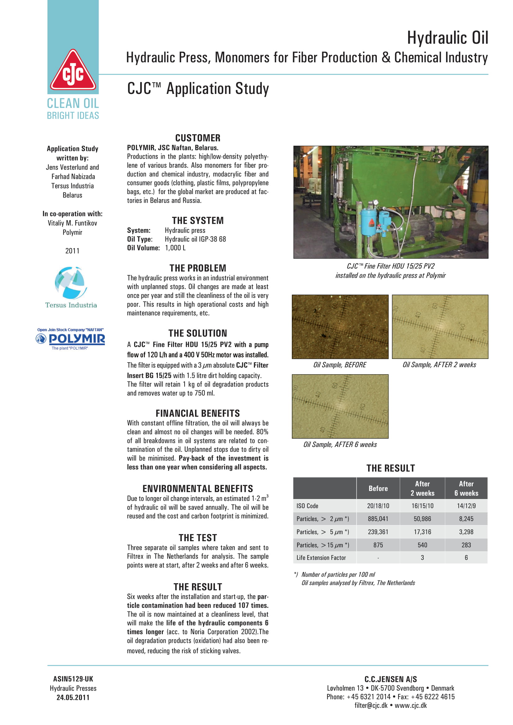Hydraulic Presses IQ Oil Australia