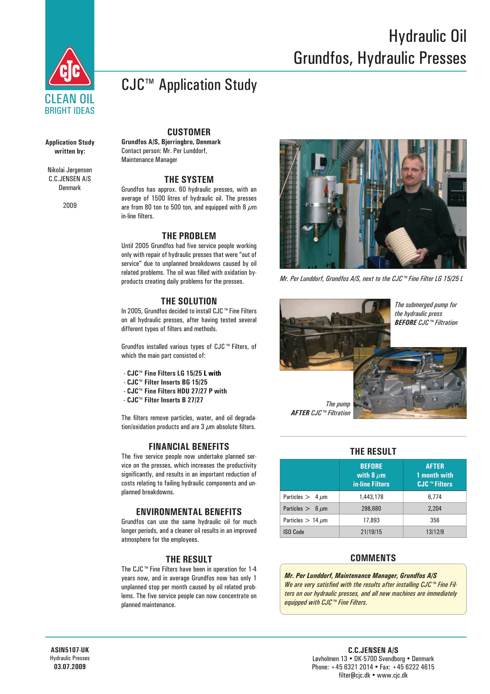 Hydraulic Presses IQ Oil Australia