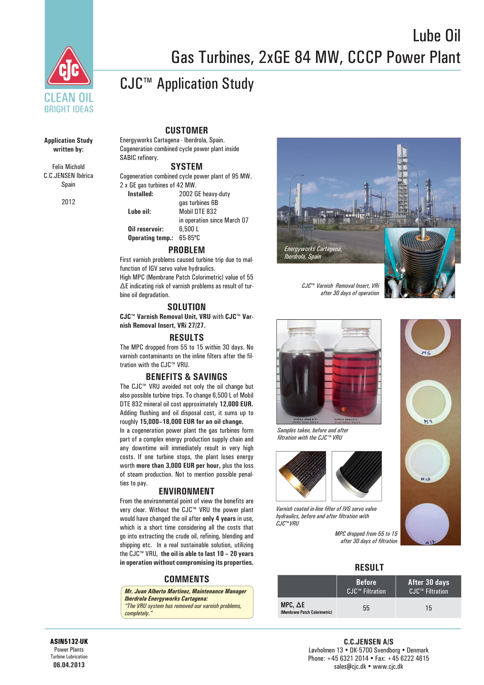 Turbine Lube Oil IQ Oil Australia